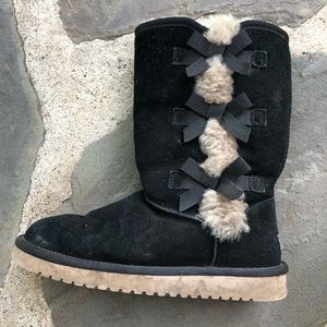 Koolaburra by UGG Size 7 Women’s Black Bow Boots